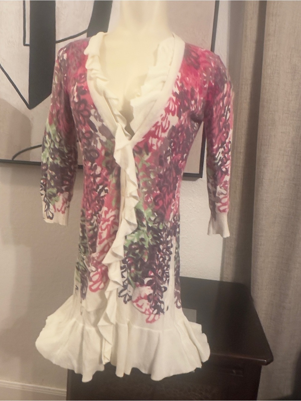 Tabitha Ruffled Cardigan By Anthropologie